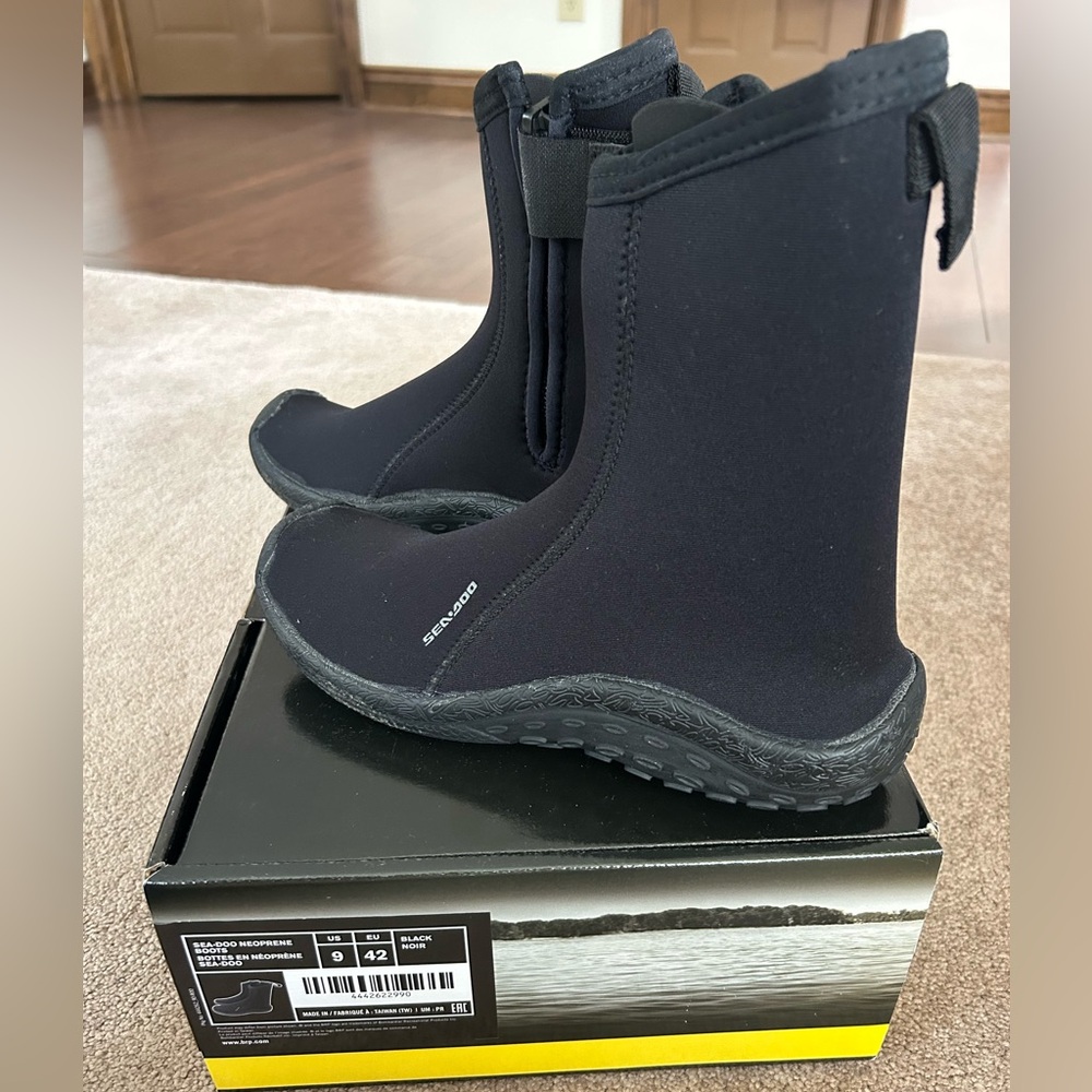 Seadoo Black Neoprene Water Boots